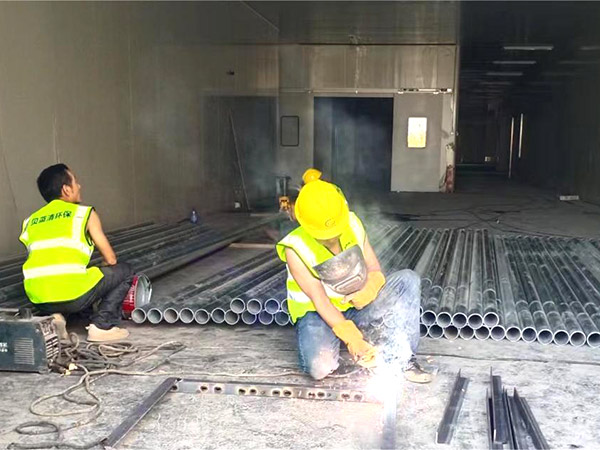 集中（zhōng）循環供液-施工現場